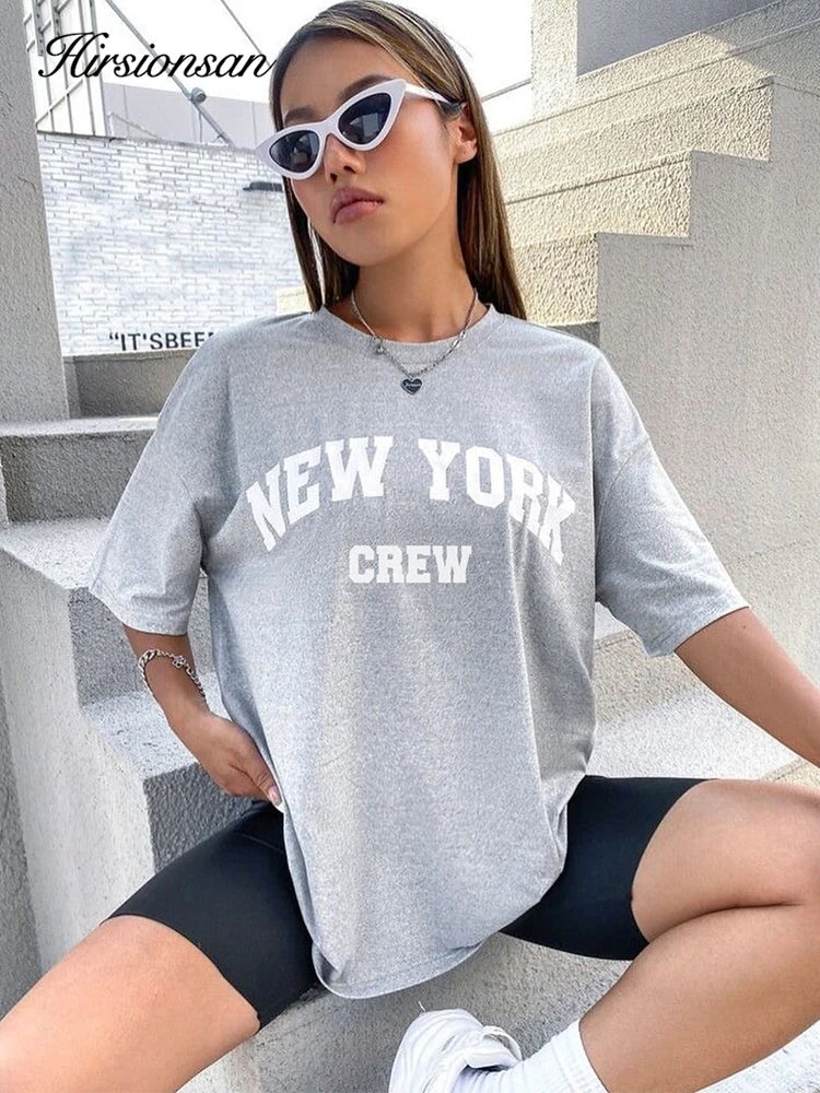 Camiseta feminina  Oversized New York